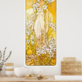 Alphonse Mucha Poster (Keuken)