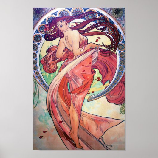 Alphonse Mucha Poster (Voorkant)