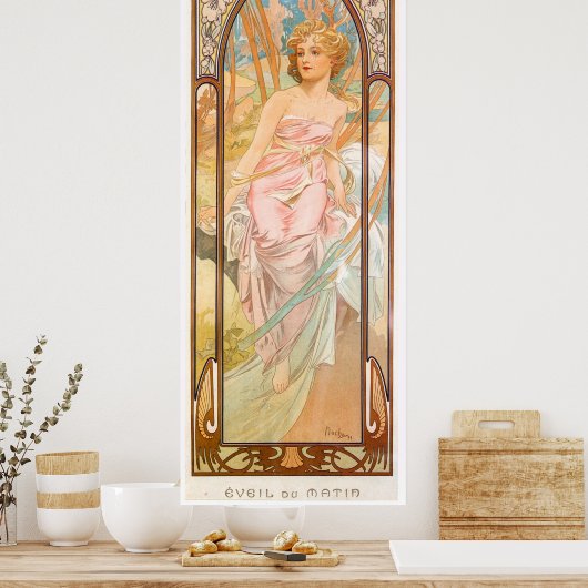 Alphonse Mucha Poster (Keuken)