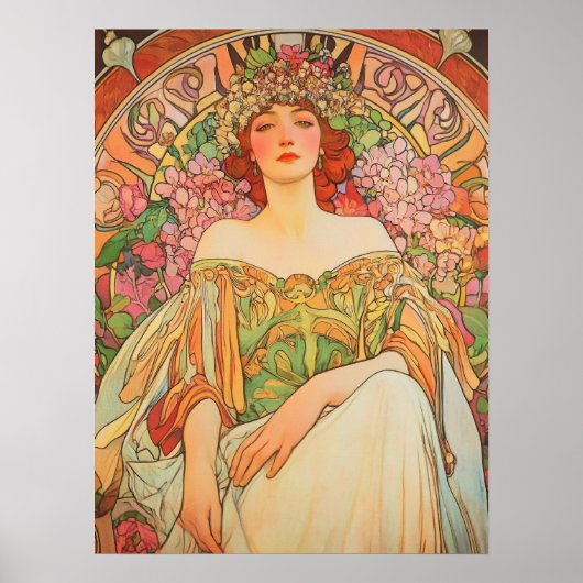 Alphonse Mucha Poster (Voorkant)