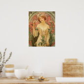 Alphonse Mucha Poster (Keuken)