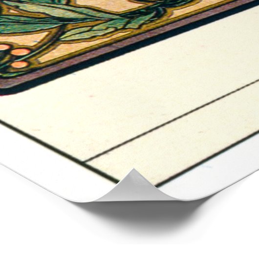 Alphonse Mucha Poster (Hoek)