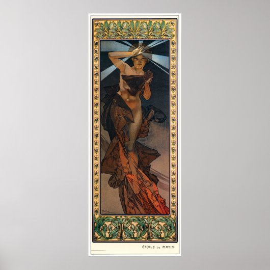 Alphonse Mucha Poster (Voorkant)