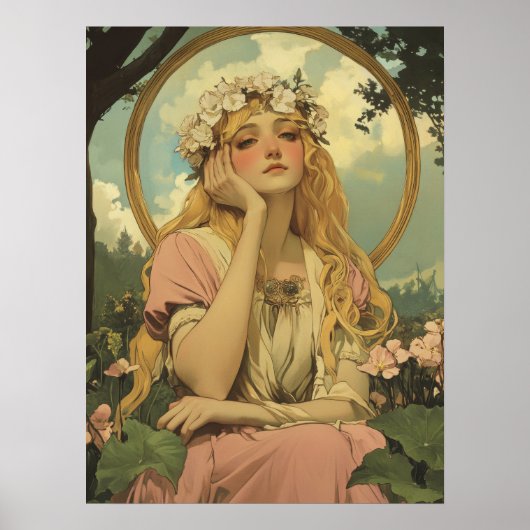 Alphonse Mucha Poster (Voorkant)