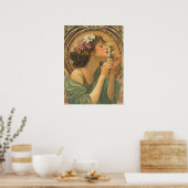Alphonse Mucha Poster (Keuken)