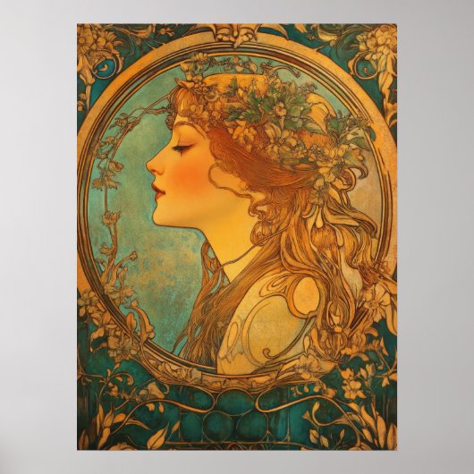 Alphonse Mucha Poster (Voorkant)