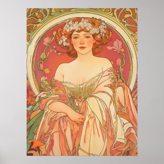 Alphonse Mucha Poster (Voorkant)