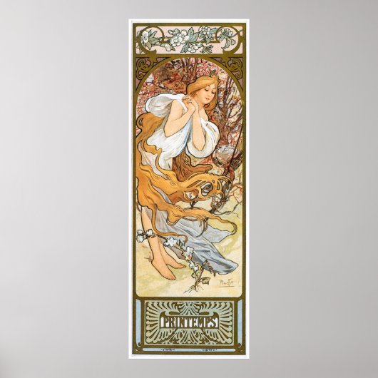 Alphonse Mucha Poster (Voorkant)