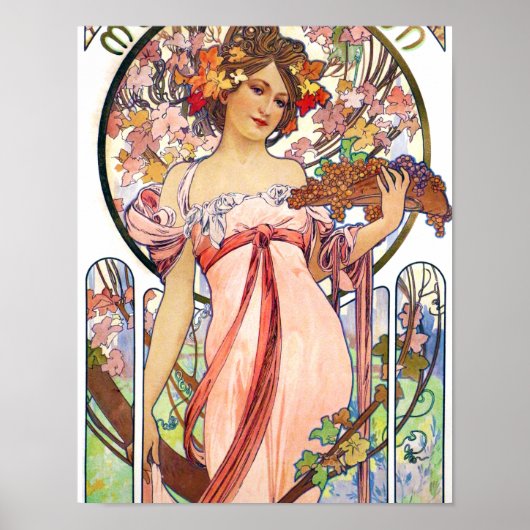 Alphonse Mucha Poster (Voorkant)