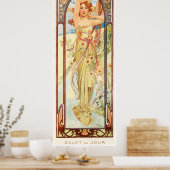 Alphonse Mucha Poster (Keuken)