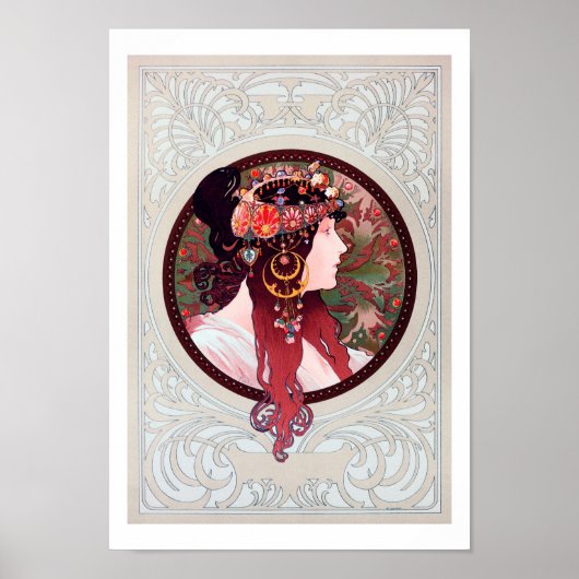 Alphonse Mucha Poster (Voorkant)