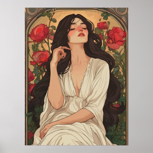Alphonse Mucha Poster (Voorkant)