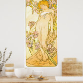 Alphonse Mucha Poster (Keuken)