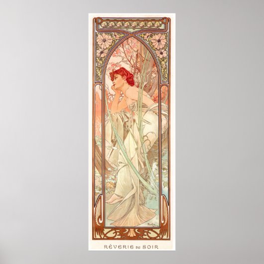 Alphonse Mucha Poster (Voorkant)