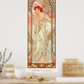 Alphonse Mucha Poster (Keuken)