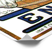 Alphonse Mucha Poster: Art Nouveau - Bleu Deschamp Poster (Hoek)