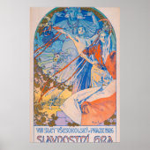Alphonse Mucha Poster voor Sokol (1926) (Voorkant)
