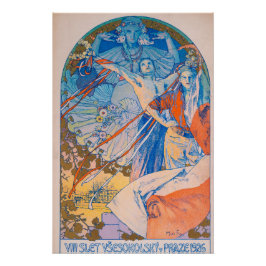 Alphonse Mucha Poster voor Sokol (1926)
