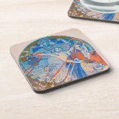 Alphonse Mucha Poster voor Sokol (1926) Bier Onderzetter (Linkerzijde)