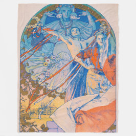 Alphonse Mucha Poster voor Sokol (1926) Fleece Deken