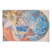 Alphonse Mucha Poster voor Sokol (1926) Kussensloop (Voorkant-Links)