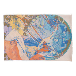 Alphonse Mucha Poster voor Sokol (1926) Kussensloop