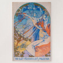 Alphonse Mucha Poster voor Sokol (1926)