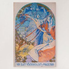 Alphonse Mucha Poster voor Sokol (1926) Legpuzzel