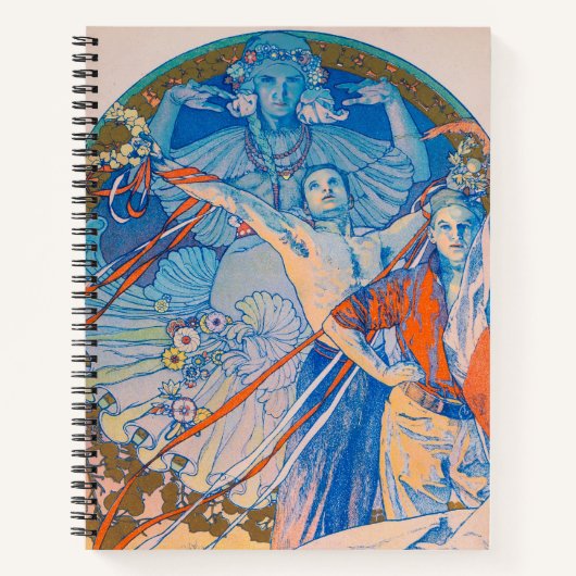 Alphonse Mucha Poster voor Sokol (1926) Notitieboek (Voorkant)