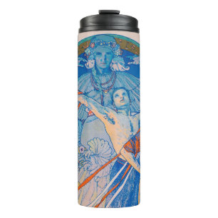 Alphonse Mucha Poster voor Sokol (1926) Thermosbeker