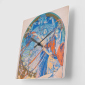 Alphonse Mucha Poster voor Sokol (1926) Vierkante Klok (Hoek)