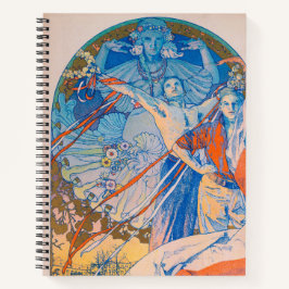 Alphonse Mucha-poster voor Sokol-festival (1926) Notitieboek