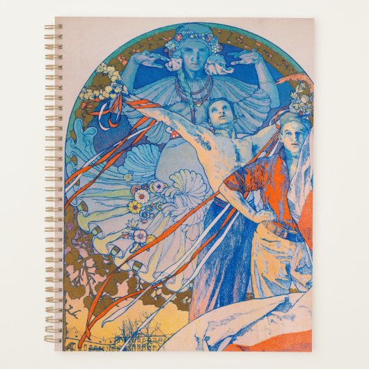Alphonse Mucha-poster voor Sokol-festival (1926) Planner (Voorkant)
