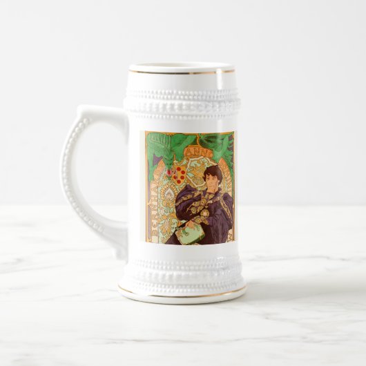 Alphonse Mucha Prince en Dragon Bierpul (Links)