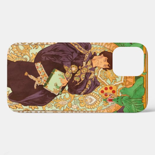 Alphonse Mucha Prince en Dragon Case-Mate iPhone Case (Achterkant (horizontaal))