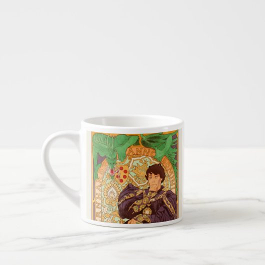 Alphonse Mucha Prince en Dragon Espresso Kop (Links)