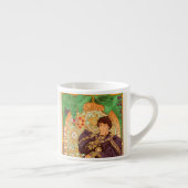 Alphonse Mucha Prince en Dragon Espresso Kop (Rechts)