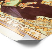 Alphonse Mucha Prince en Dragon Foto Afdruk (Hoek)
