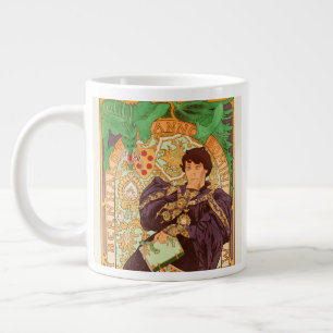 Alphonse Mucha Prince en Dragon Grote Koffiekop