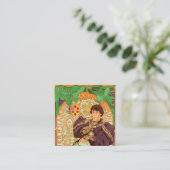 Alphonse Mucha Prince en Dragon Informatiekaartje (Staand voorkant)