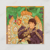Alphonse Mucha Prince en Dragon Informatiekaartje (Voorkant)