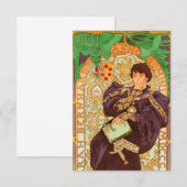 Alphonse Mucha Prince en Dragon Kaart (Voorkant / Achterkant)