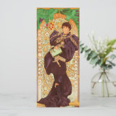 Alphonse Mucha Prince en Dragon Kaart (Staand voorkant)