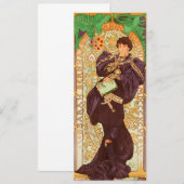 Alphonse Mucha Prince en Dragon Kaart (Voorkant / Achterkant)