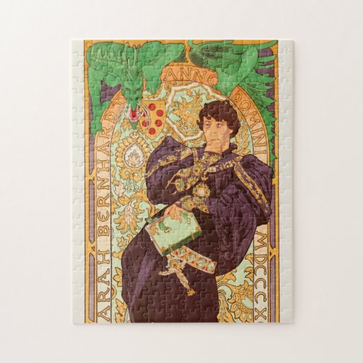 Alphonse Mucha Prince en Dragon Legpuzzel (Verticaal)