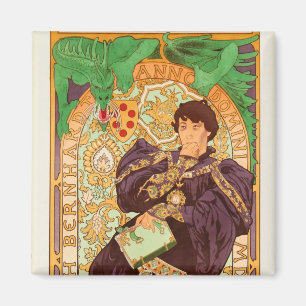 Alphonse Mucha Prince en Dragon Magneet