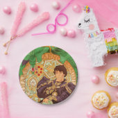 Alphonse Mucha Prince en Dragon Papieren Bordje (Feest)