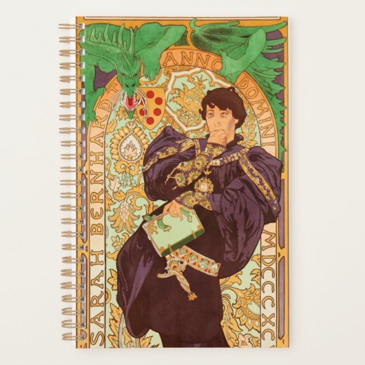 Alphonse Mucha Prince en Dragon Planner (Voorkant)
