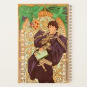 Alphonse Mucha Prince en Dragon Planner (Achterkant)