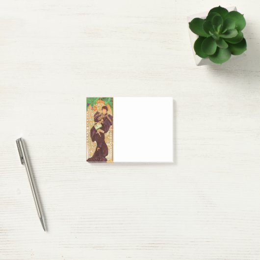 Alphonse Mucha Prince en Dragon Post-it® Notes (Kantoor)